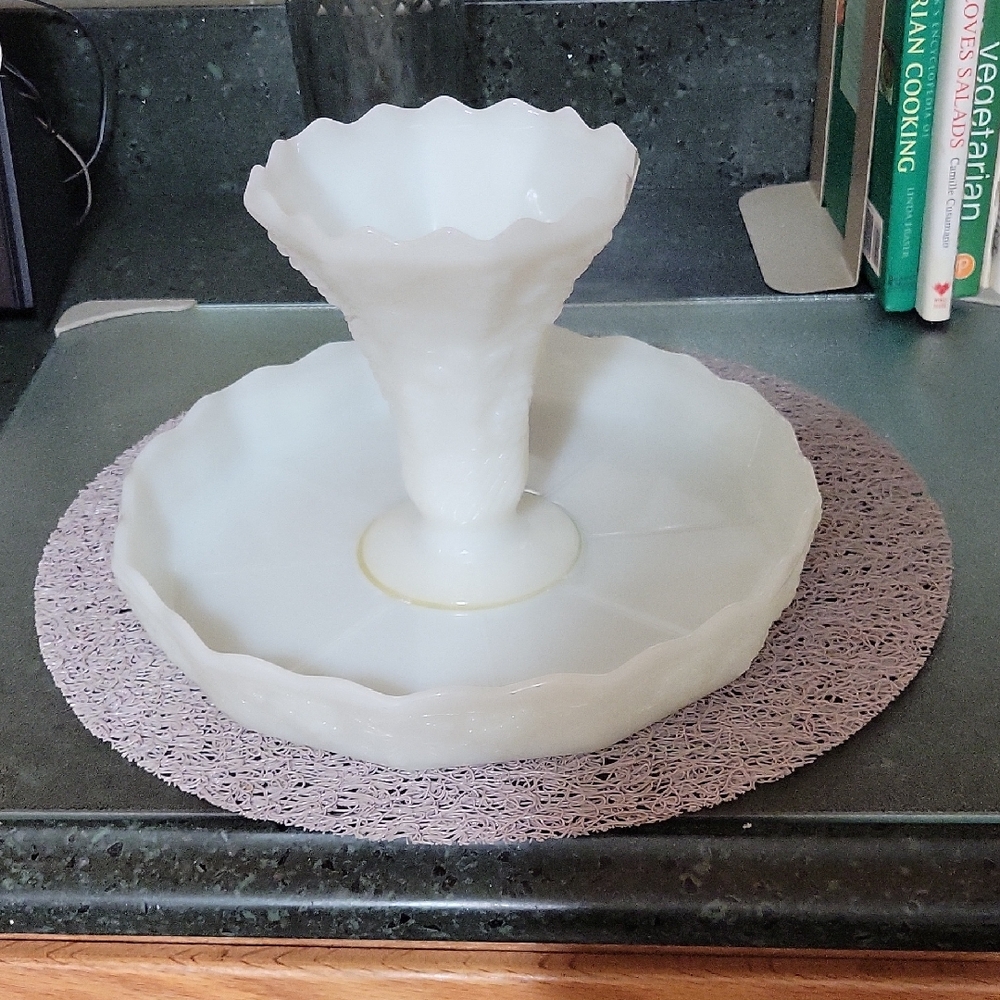 Classic White Glass Serveware